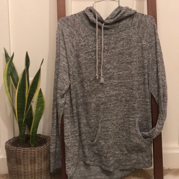 Mossimo Supply Co. Tops - Lightweight heather gray hoodie